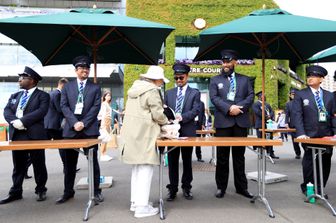 Controlli di sicurezza a Wimbledon