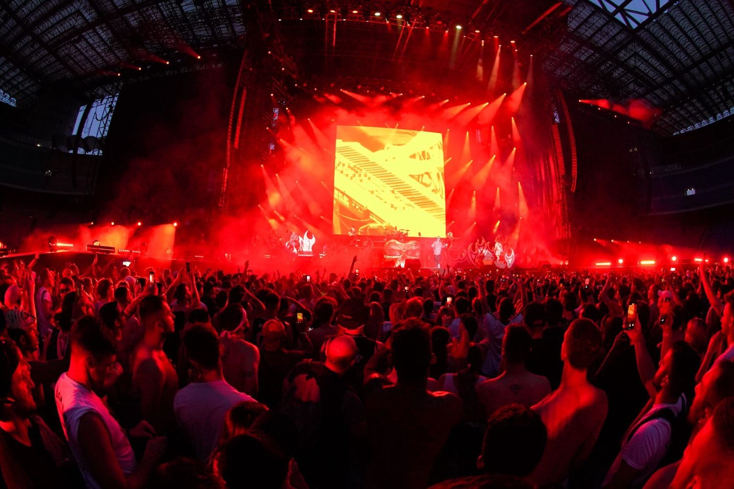 Il concerto di Salmo a San Siro