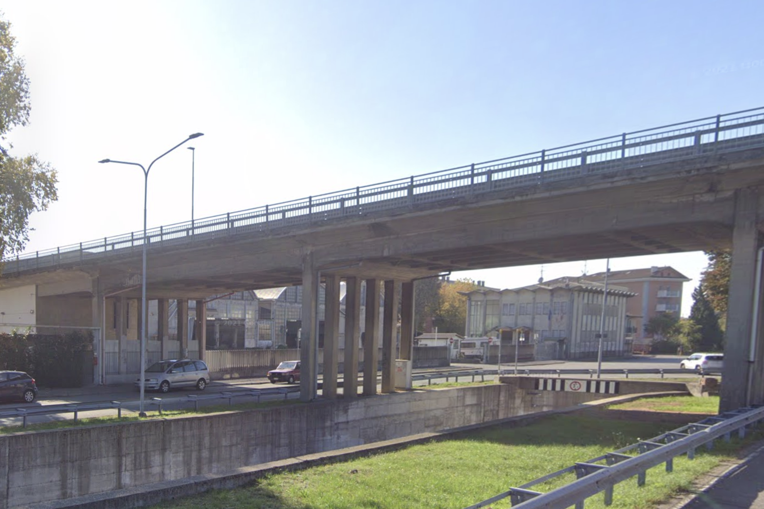 Novara, cavalcavia di San Martino