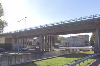 Novara, cavalcavia di San Martino