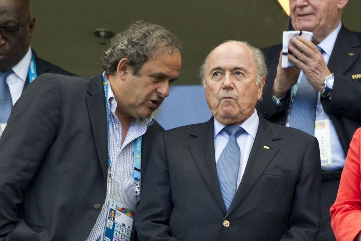 Michel Platini, Sepp Blatter