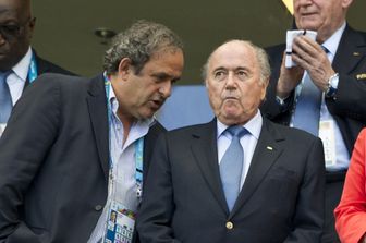 Michel Platini, Sepp Blatter