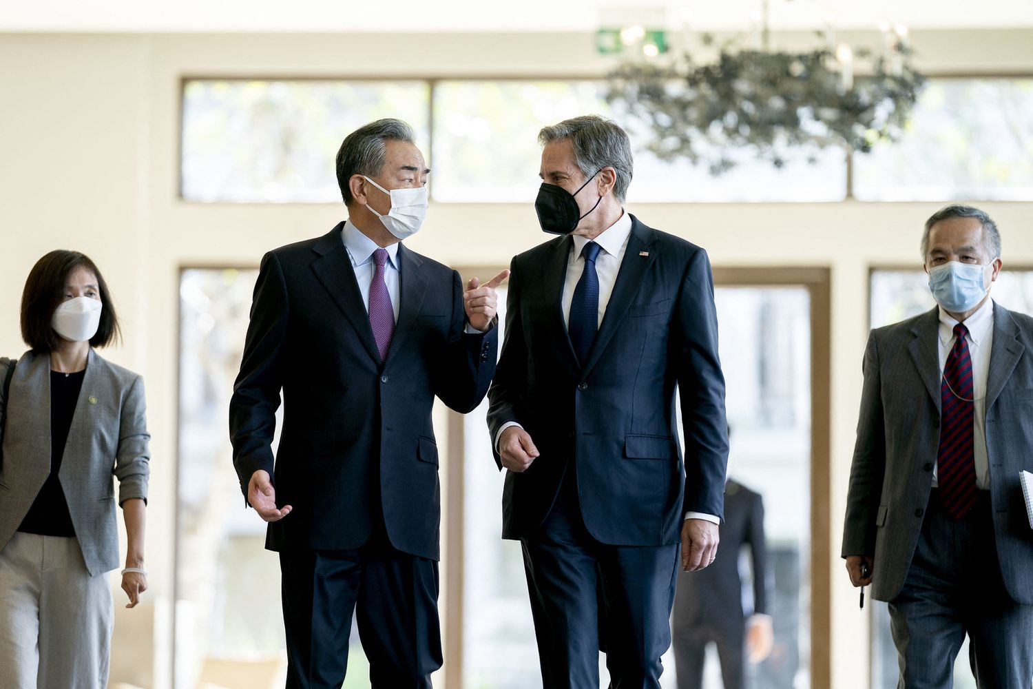 &nbsp;Wang e Blinken a Bali durante il G20