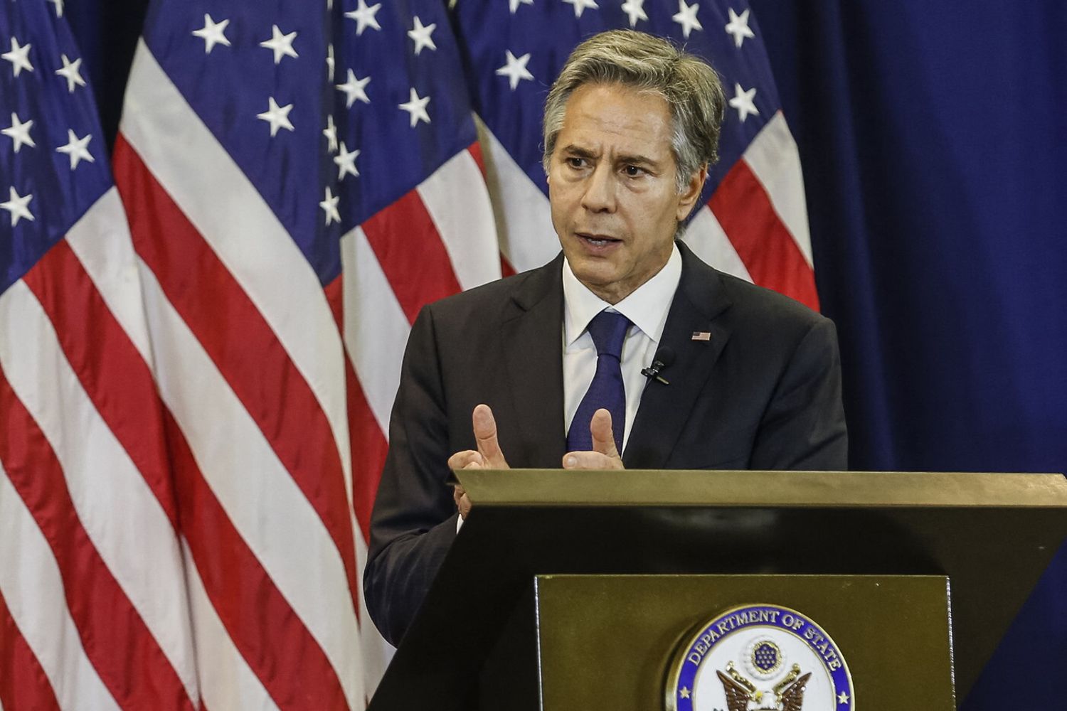 Il Segretario di Stato Usa Antony Blinken&nbsp;