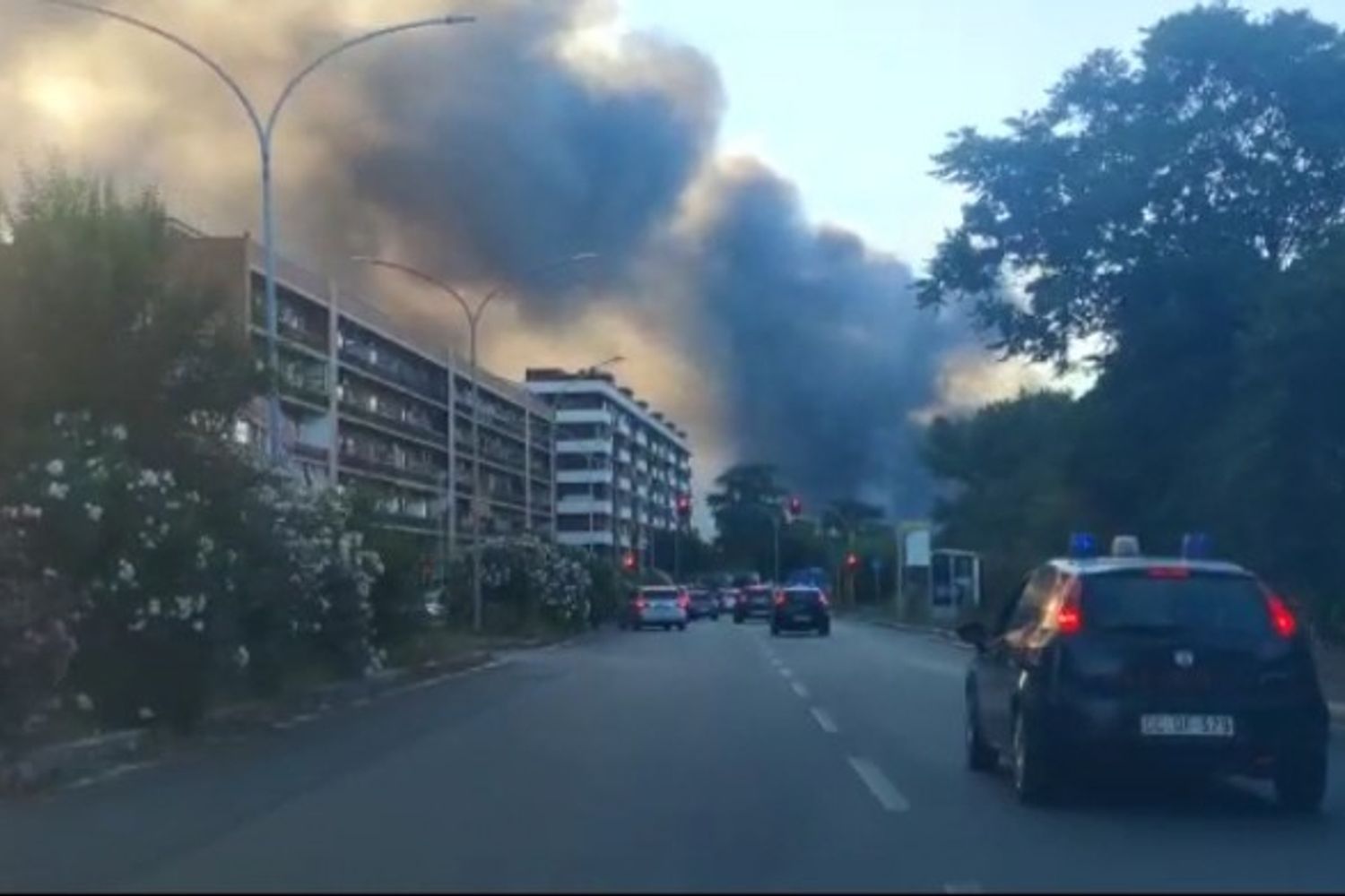 Incendio al Casilino