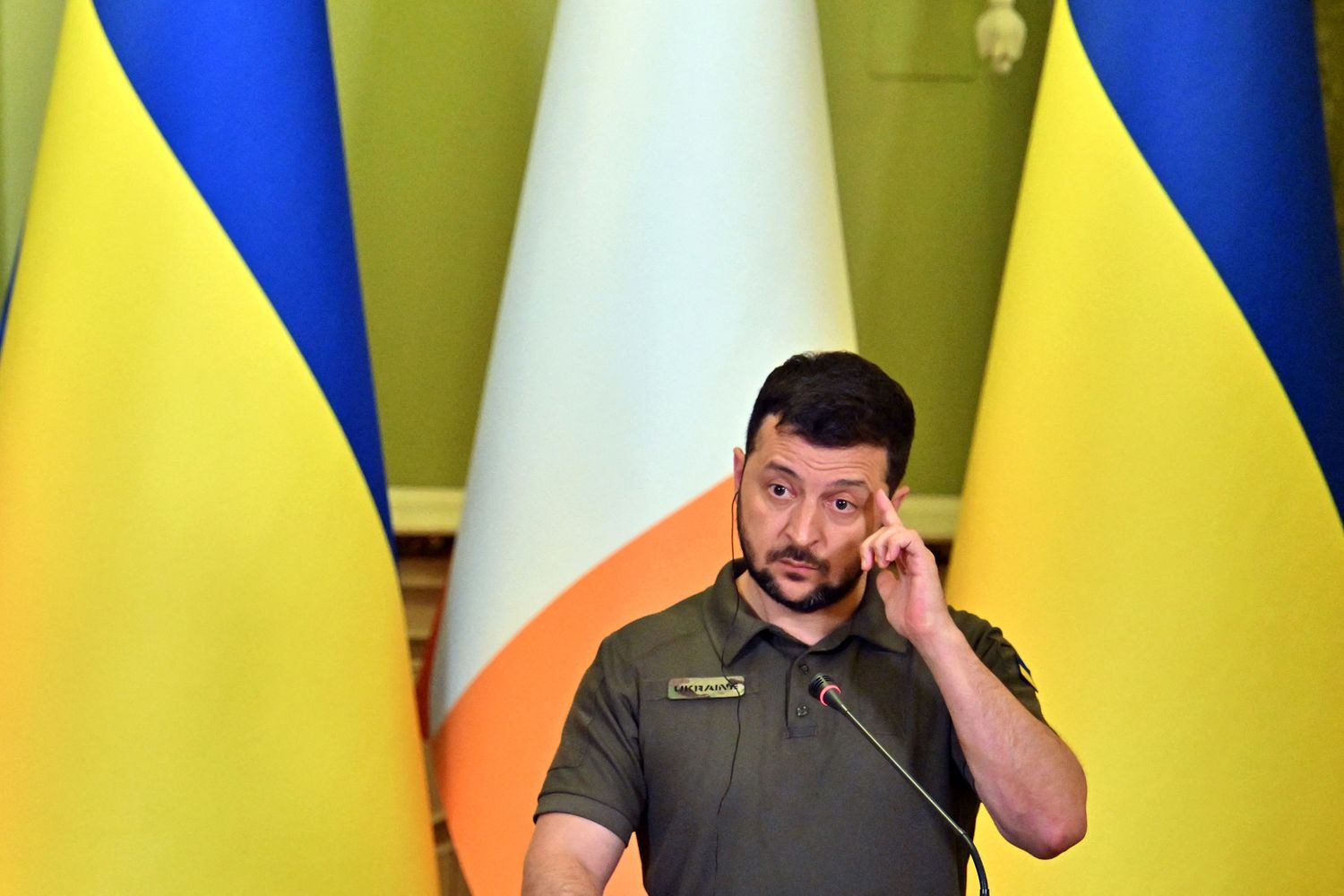 Il presidente ucraino Volodymyr Zelensky&nbsp;