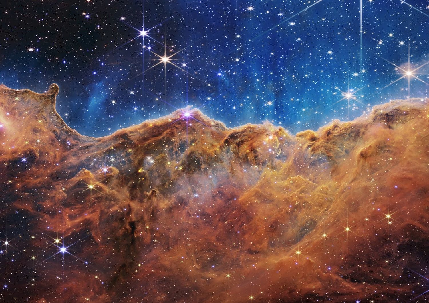 La nebulosa Carina fotografata con Webb