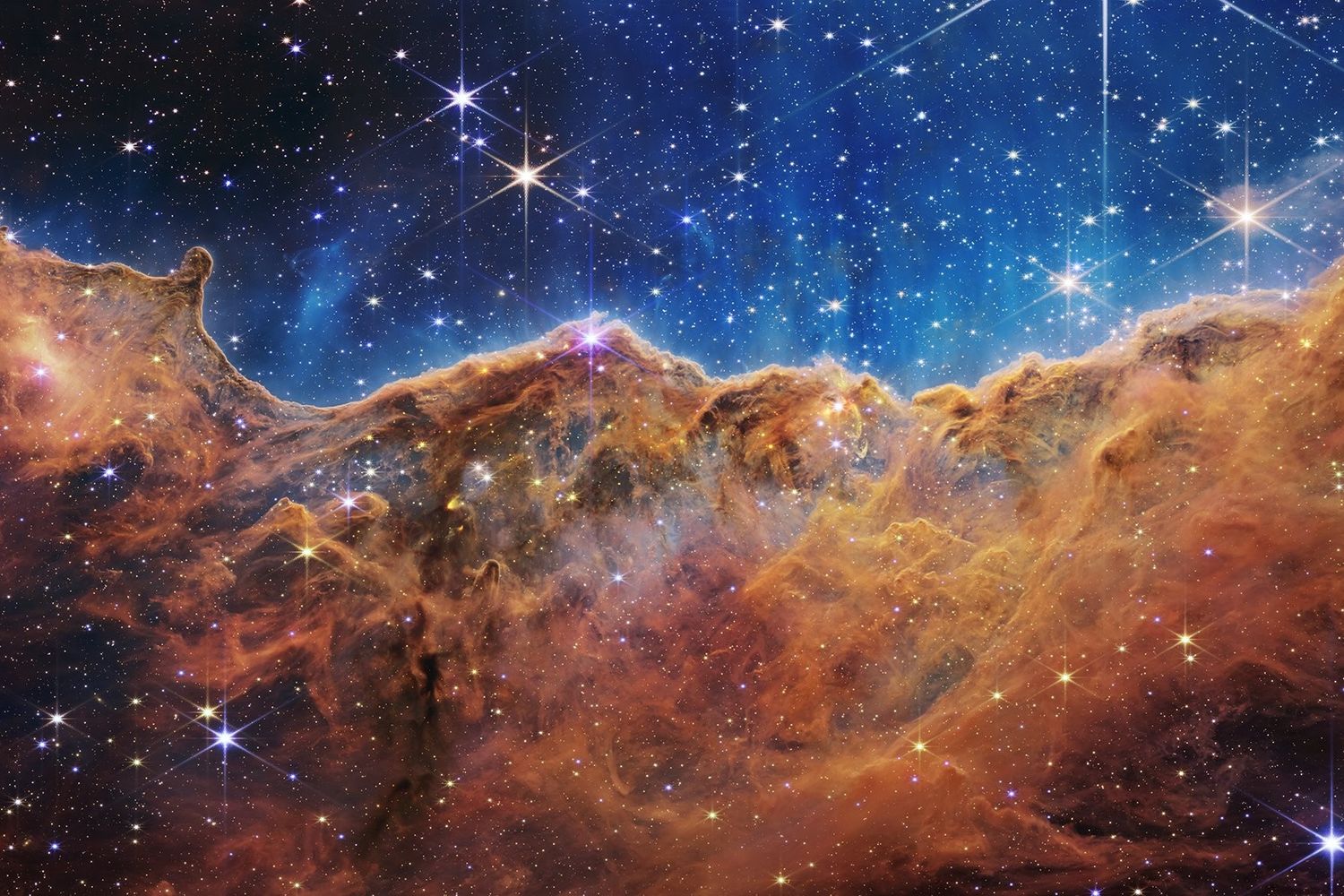 La nebulosa Carina fotografata con Webb