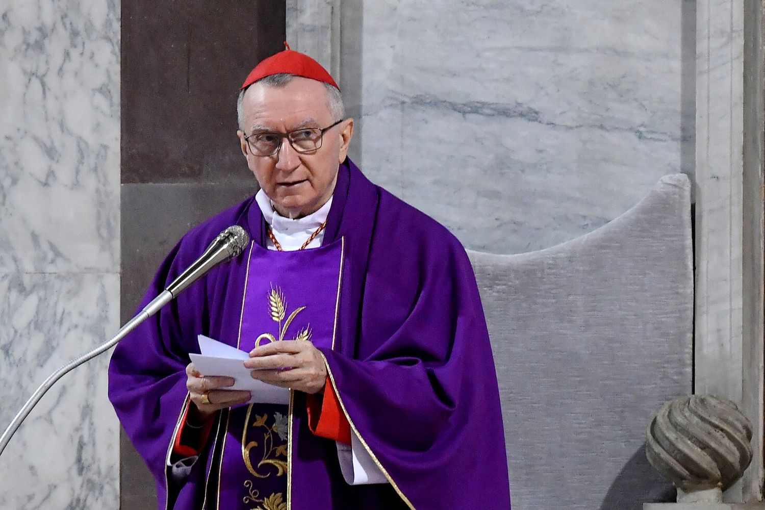 Il segretario di Stato vaticano, il cardinale Pietro Parolin