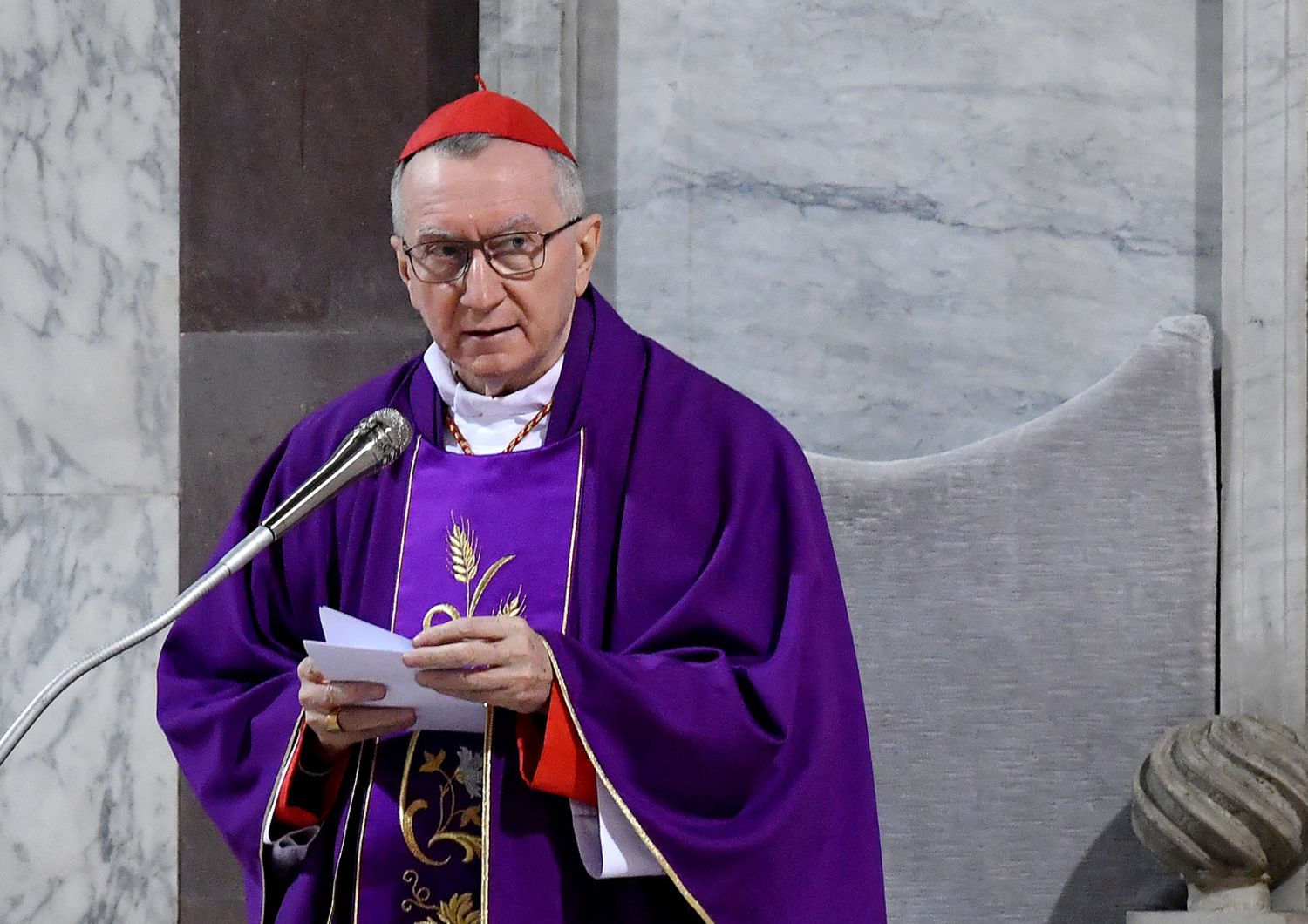 Il segretario di Stato vaticano, il cardinale Pietro Parolin