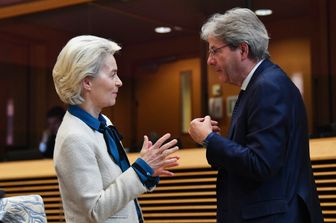 Paolo Gentiloni e Ursula von der Leyen