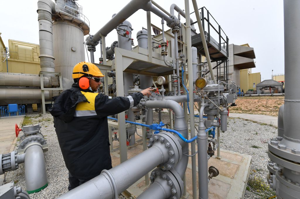 Impianto gas in Algeria