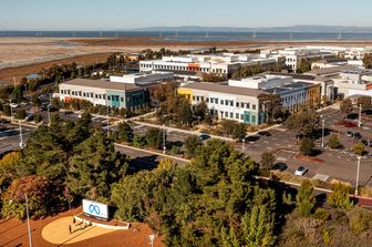 La sede di Facebook-Meta a Menlo Park, in California