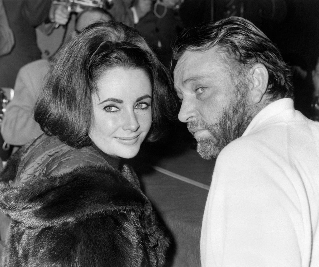 Liz Taylor e Richard Burton&nbsp;