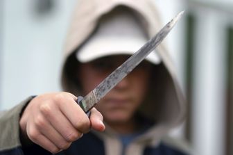 Un'aggressione con coltello