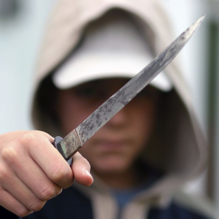 Un'aggressione con coltello