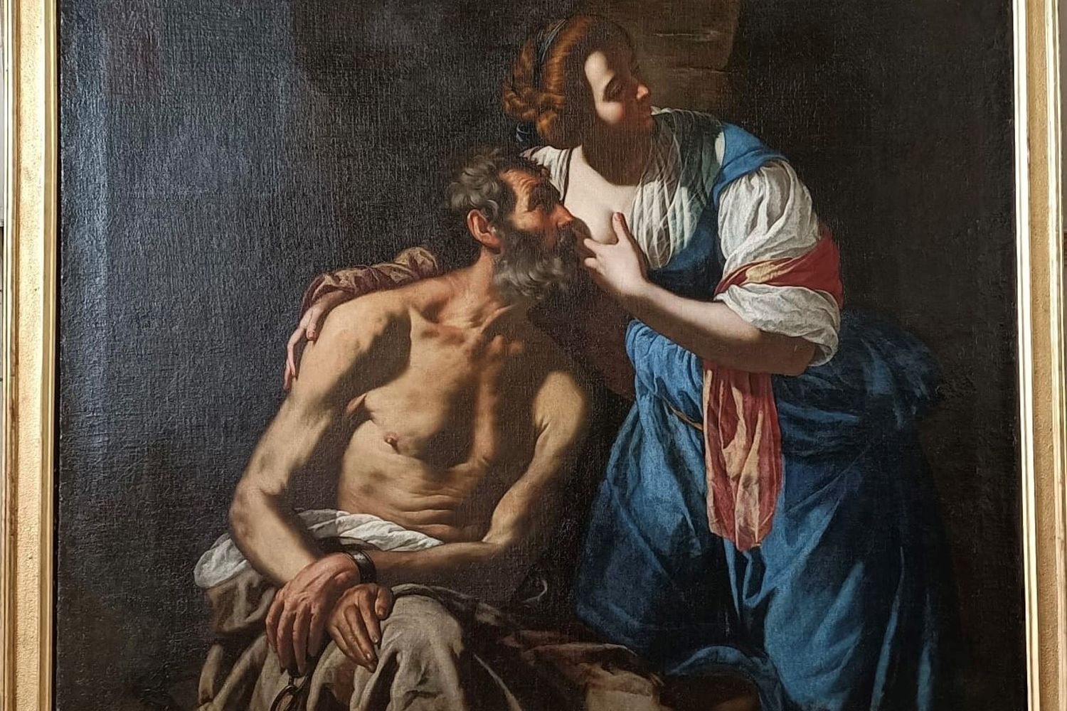 Il dipinto &quot;Caritas romana&quot; della pittrice caravaggesca Artemisia Gentileschi&nbsp;