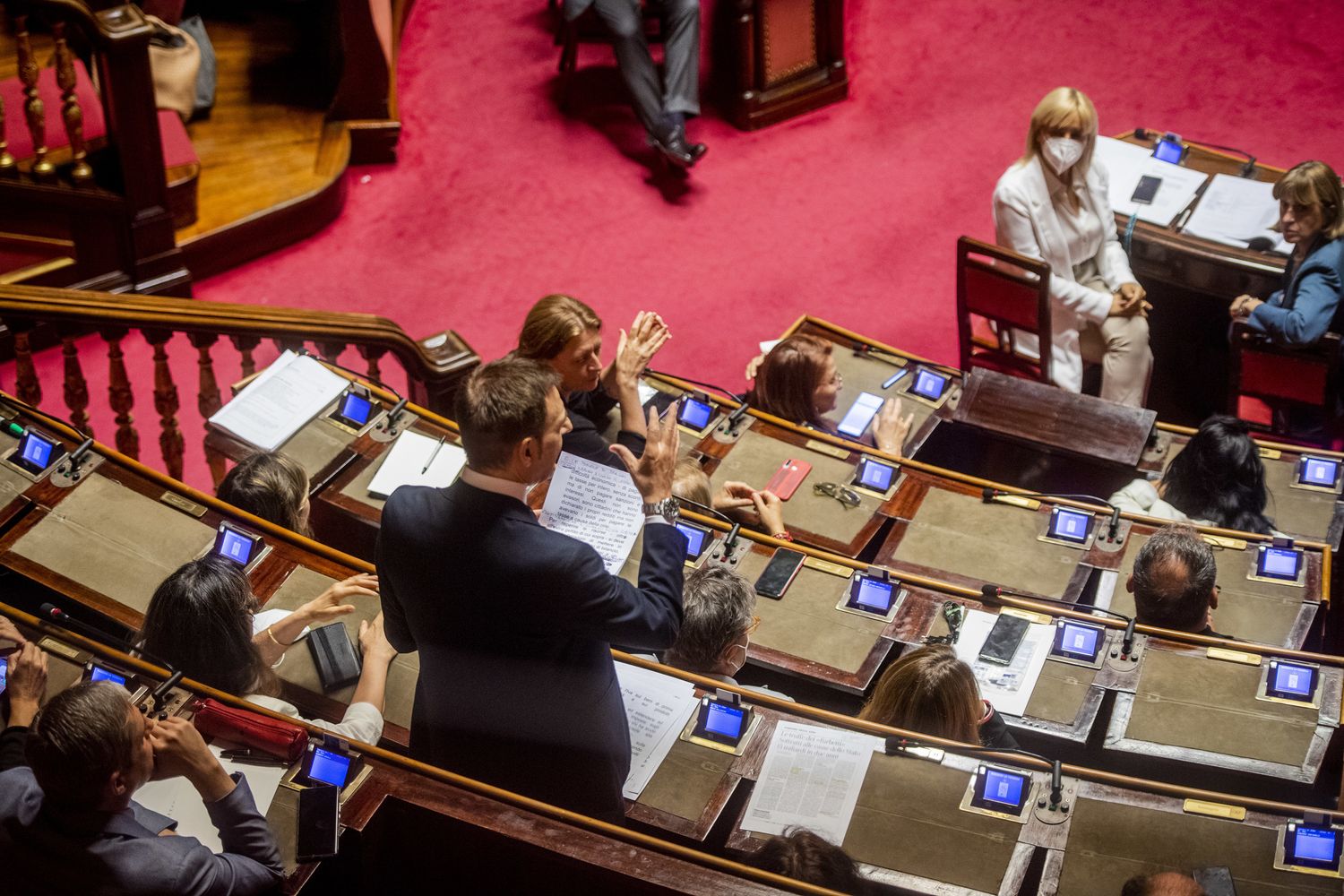 I banchi dei deputati M5s