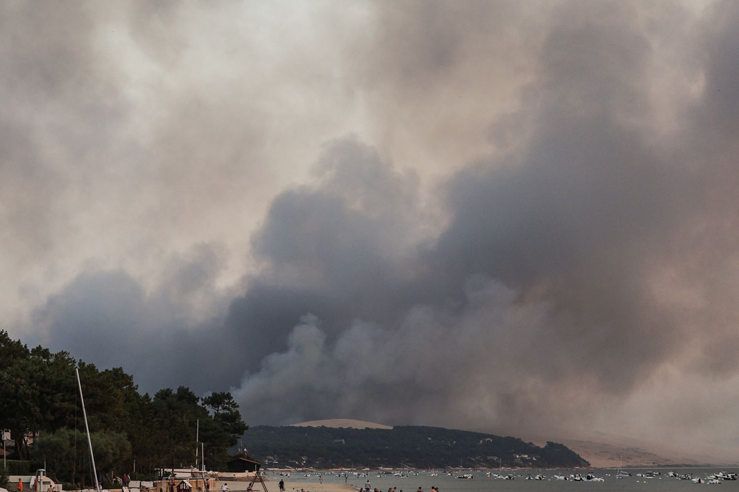 Incendio ad Arcachon in Francia&nbsp;