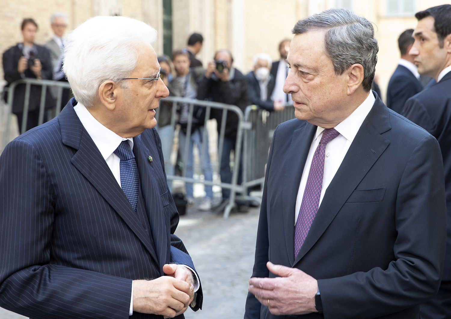 Sergio Mattarella e Mario Draghi