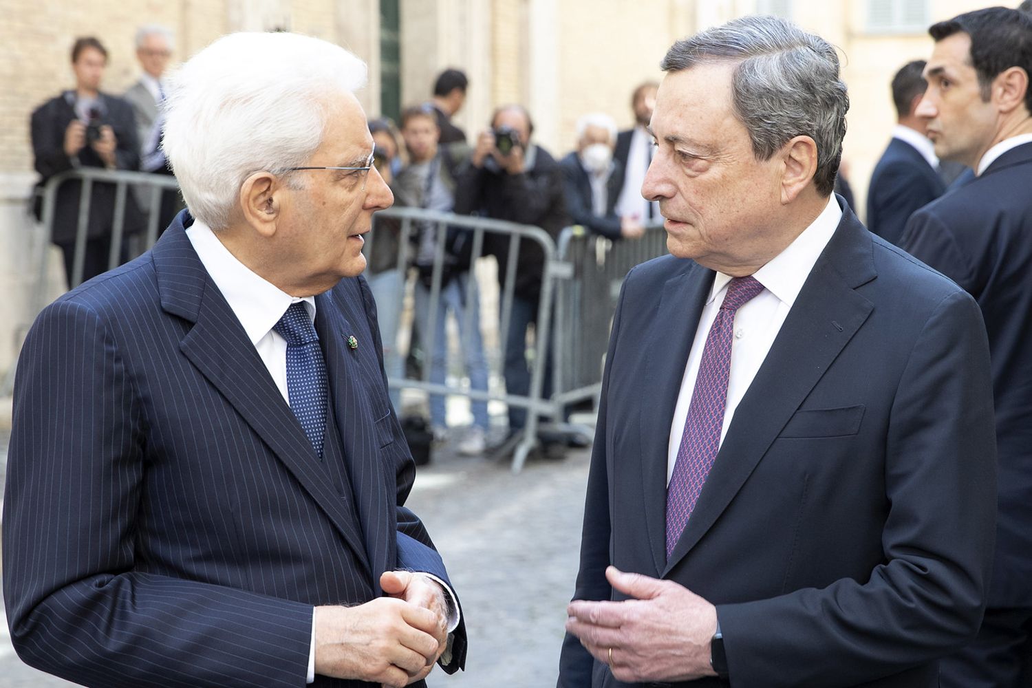Sergio Mattarella e Mario Draghi