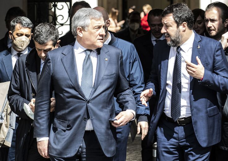 Antonio Tajani e Matteo Salvini
