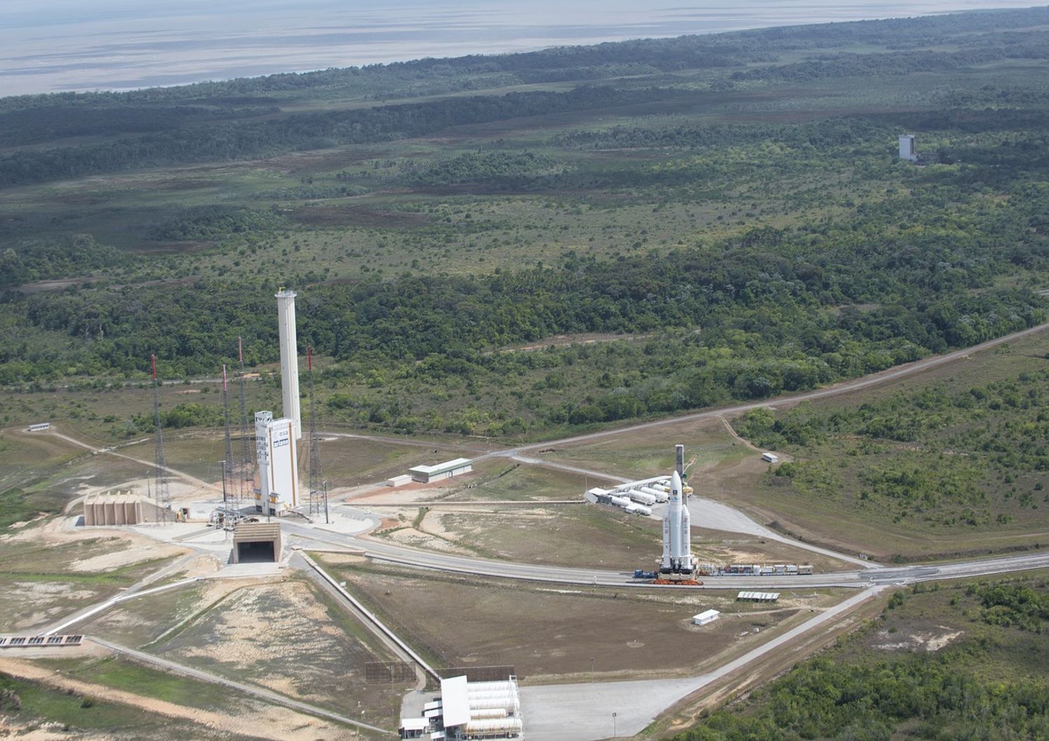La stazione spaziale nella Guyana francese