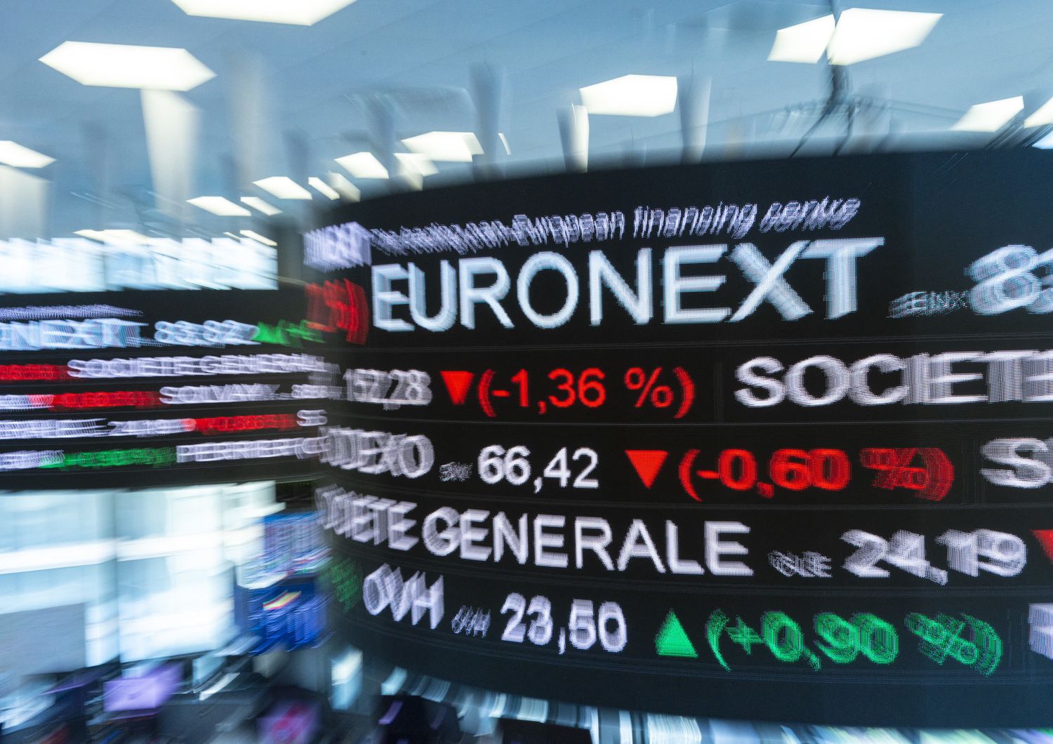 Borse europee aprono deboli negative timori recessione