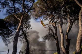Incendio a Castel Fusano&nbsp;