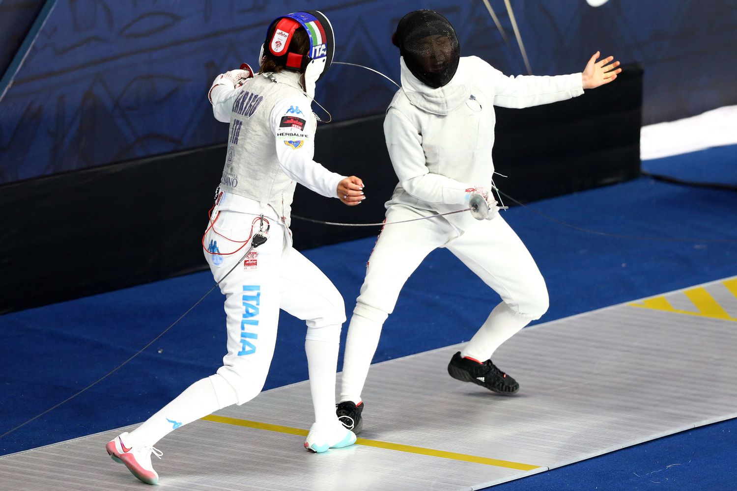 Arianna Errigo ai campionati mondiali del Cairo&nbsp;