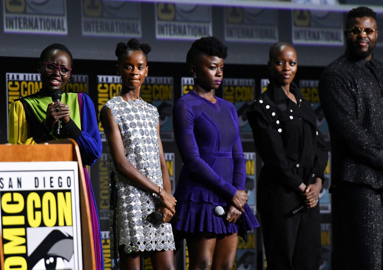 Il cast di Black Panther al Comic-Con