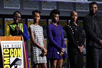 Il cast di Black Panther al Comic-Con