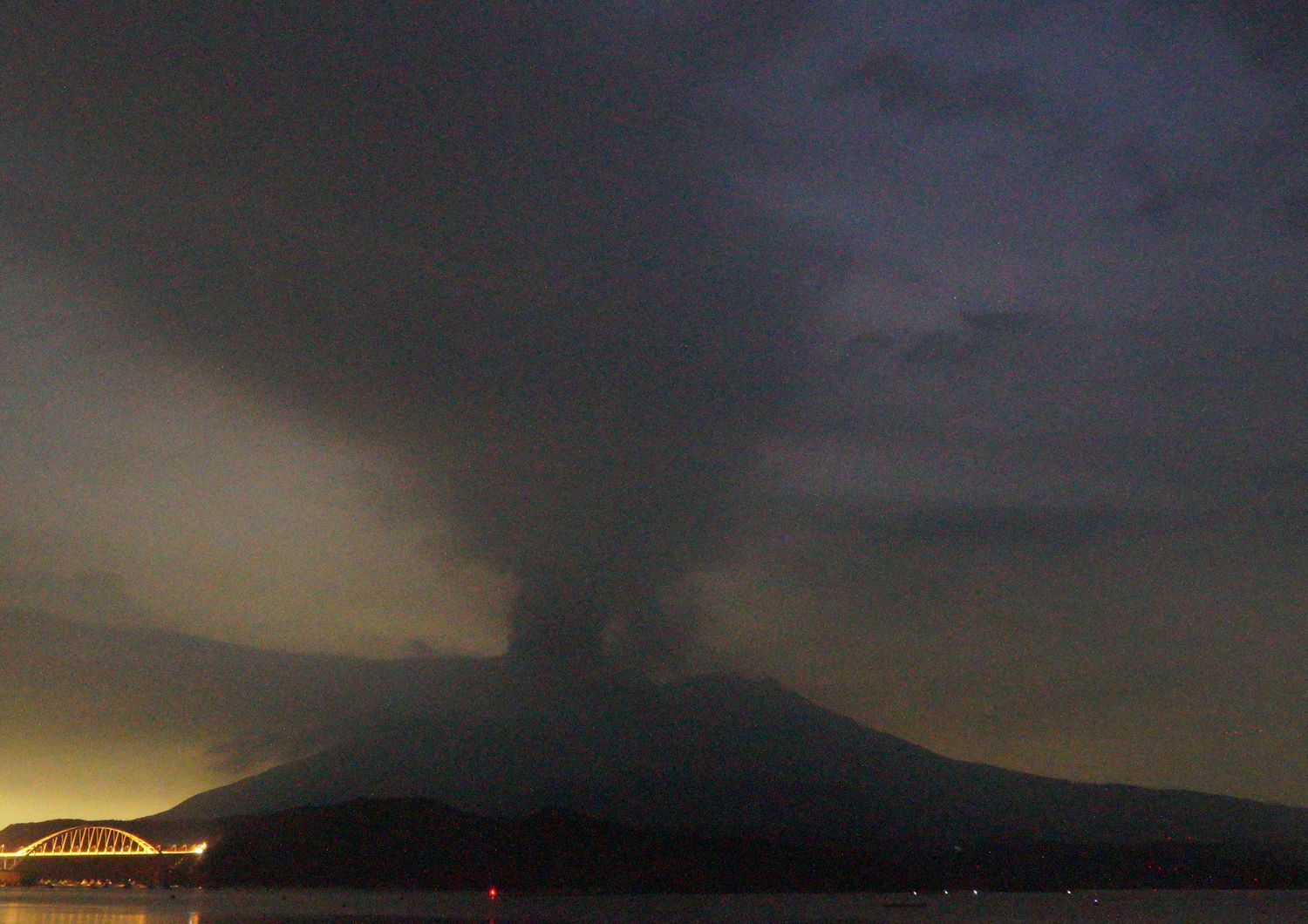 Il vulcano giapponese&nbsp;Sakurajima
