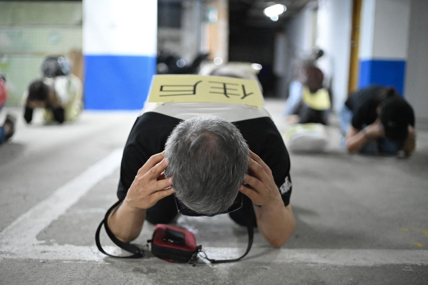 Un momento dell'esercitazione a Taiwan