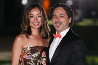 Sergey Brin con l'ex moglie&nbsp;Nicole Shanahan