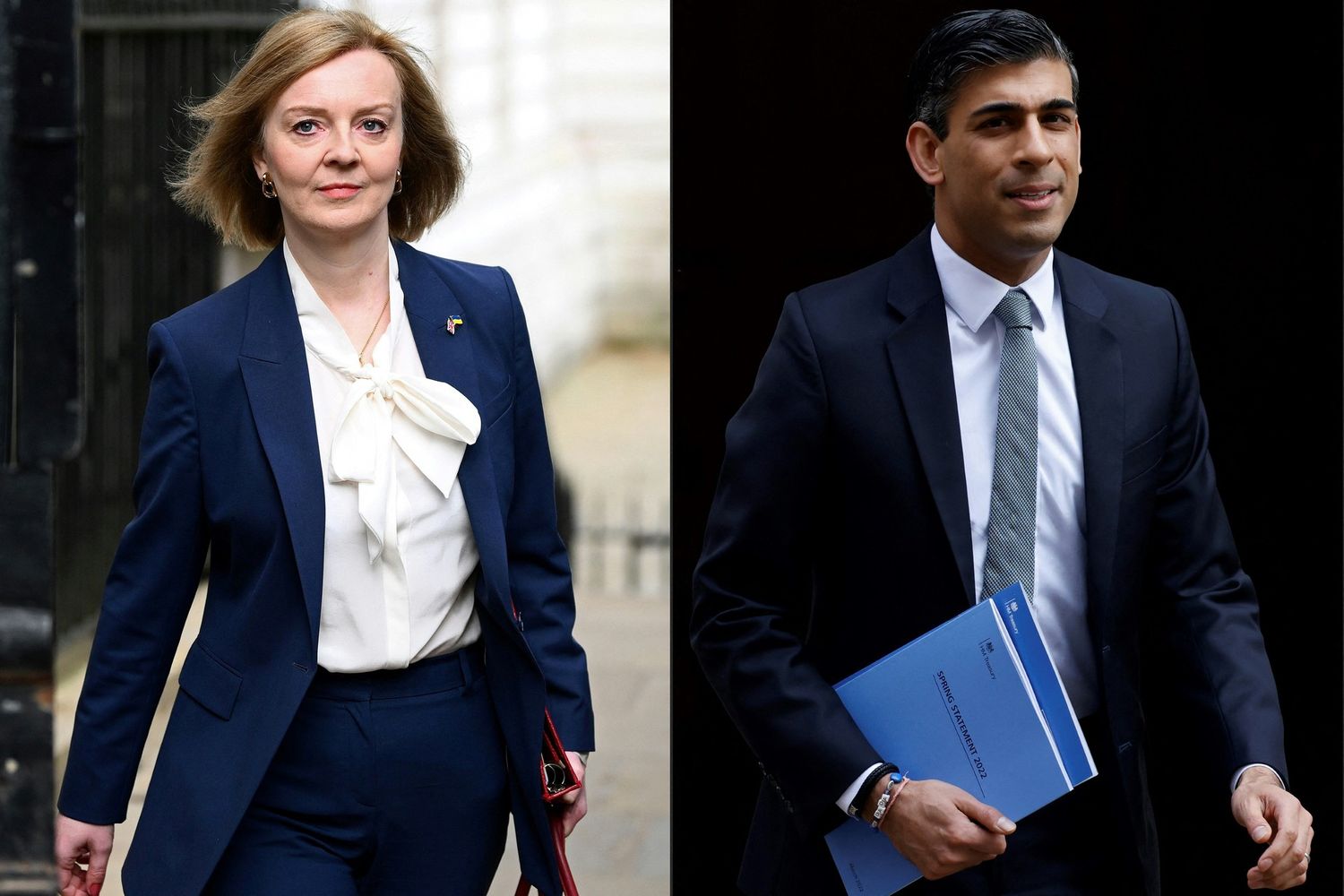 Liz Truss e Rishi Sunak