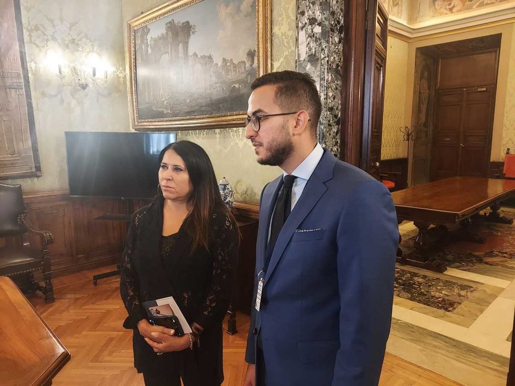 Marinella Pacifico e Mohamed Hamuda