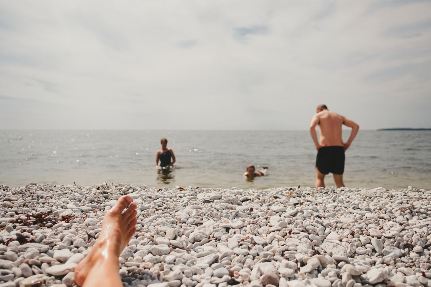Persone in spiaggia