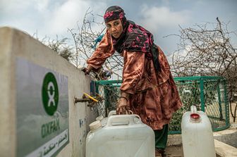 Le scorte di acqua nello Yemen