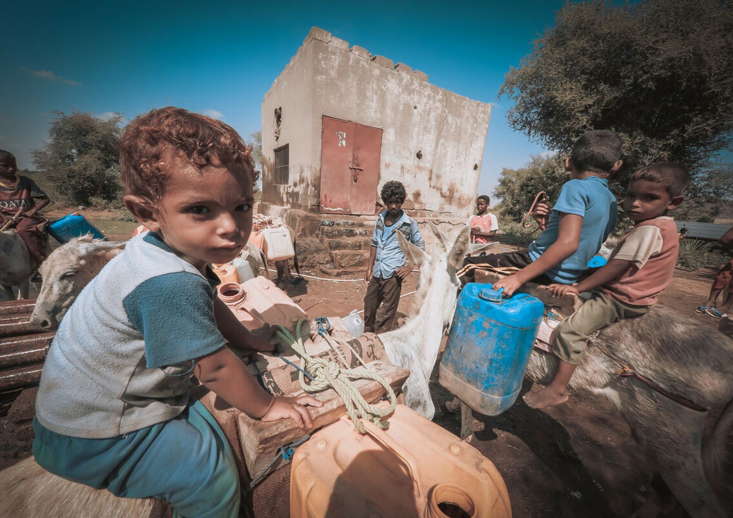 Il difficile approvigionamento di acqua nello Yemen