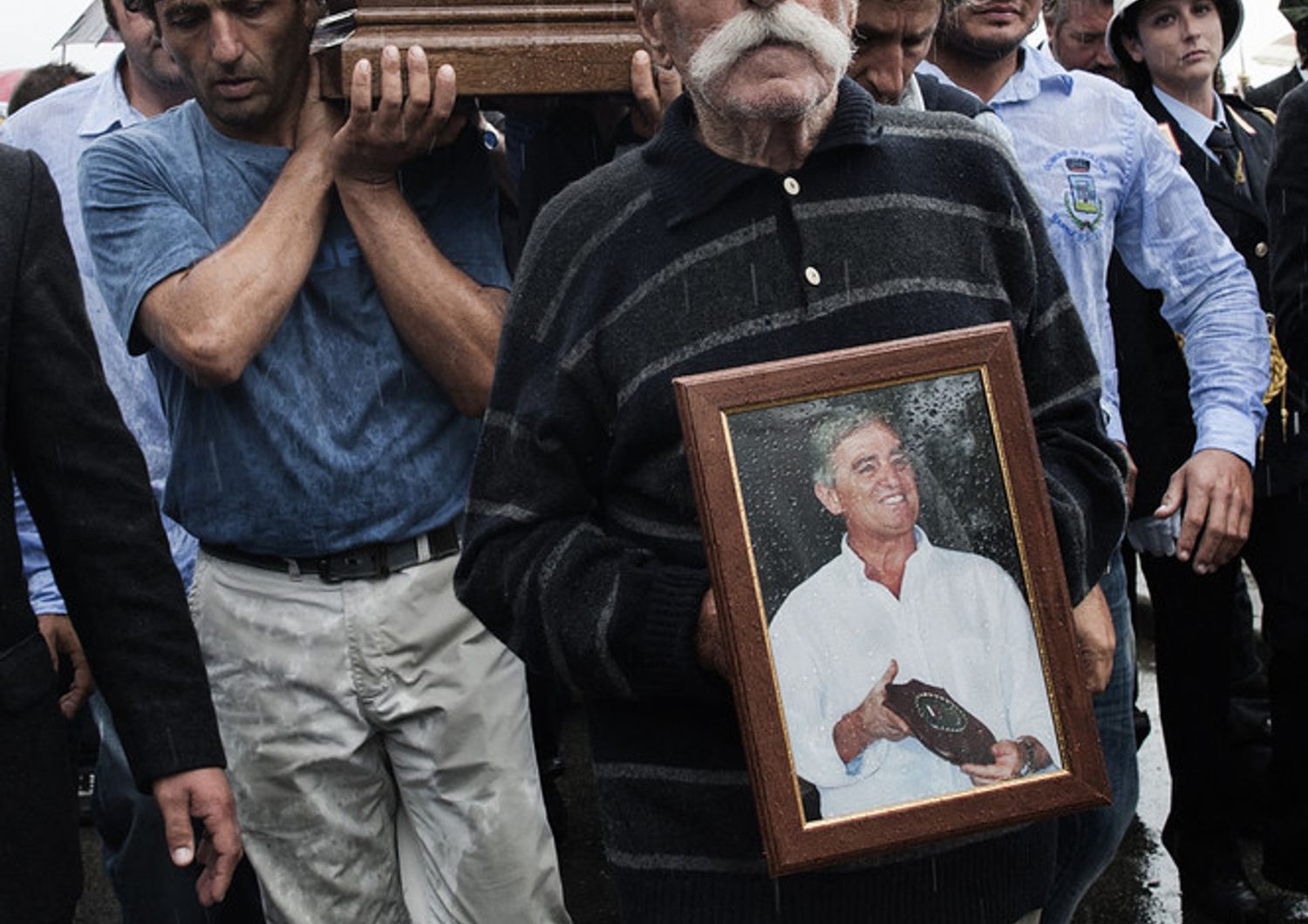 I funerali di Angelo Vassallo, ucciso a Pollica nel 2010