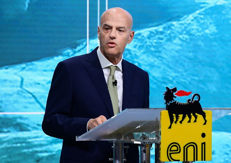 L'ad dell'Eni, Claudio Descalzi
