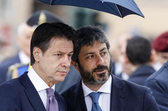 Giuseppe Conte e Roberto Fico