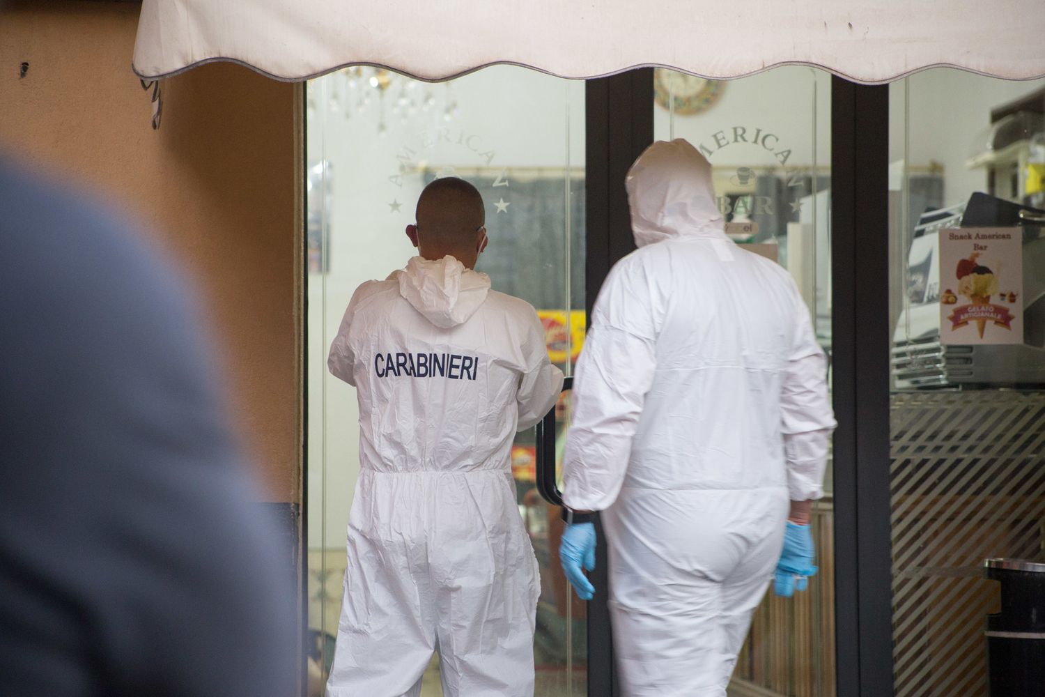 Sopralluogo dei carabinieri