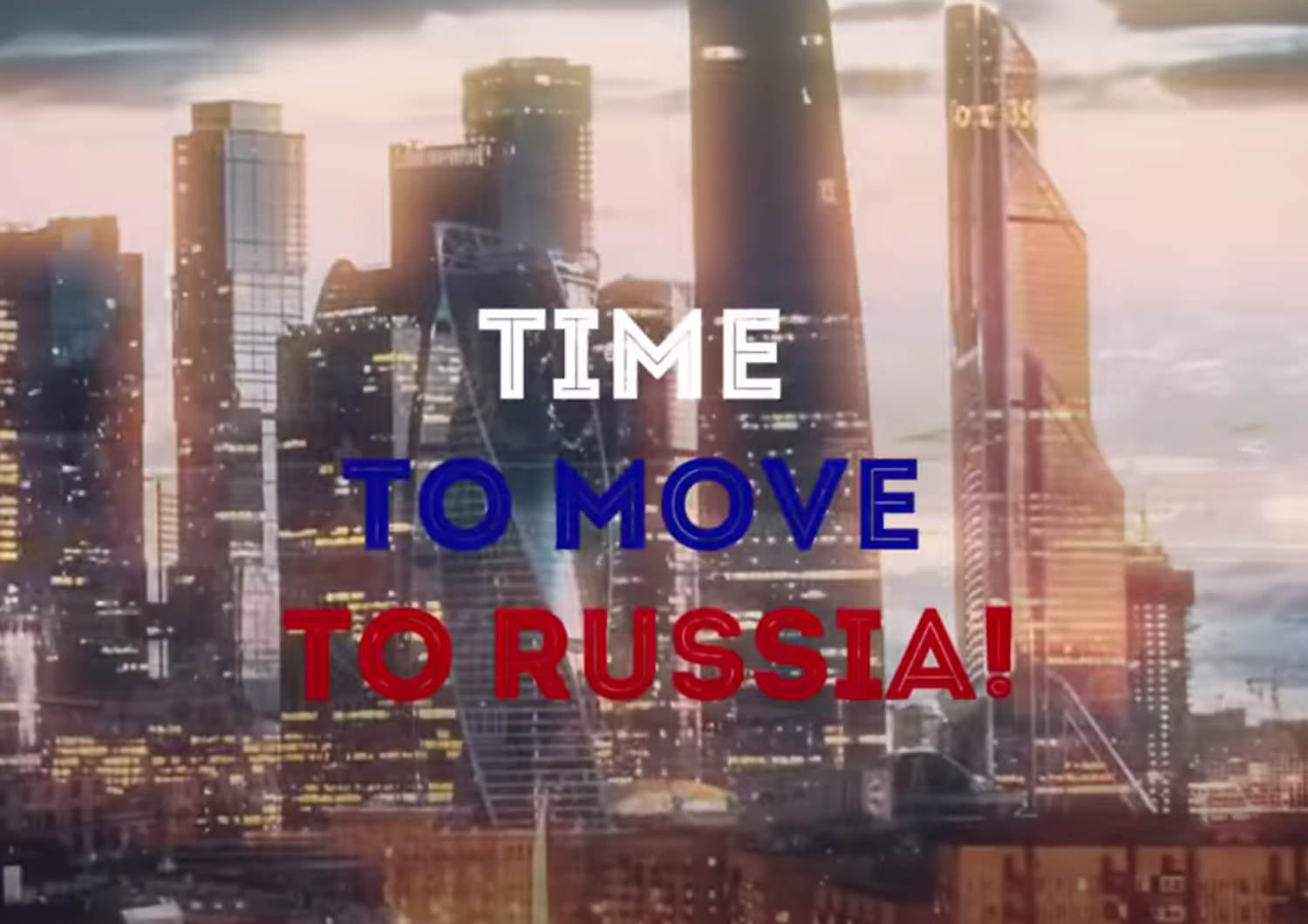 Immagine del video di propaganda russa&nbsp;