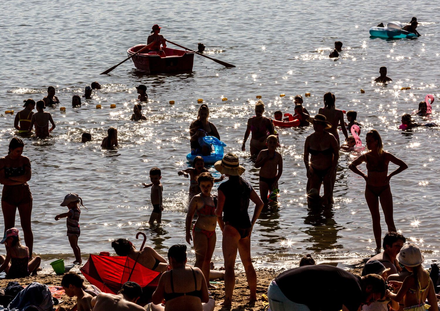 Bagnanti in spiaggia