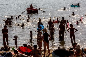 Bagnanti in spiaggia