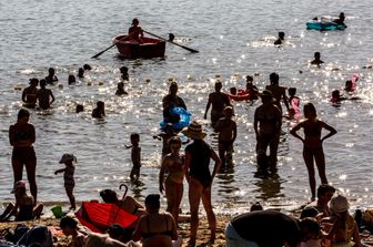 Bagnanti in spiaggia