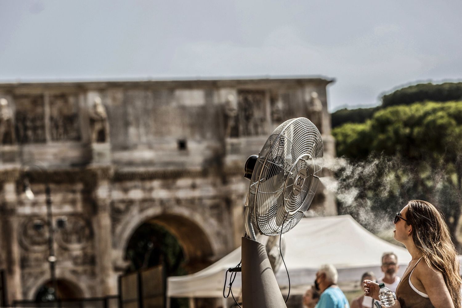 Ondata di caldo a Roma