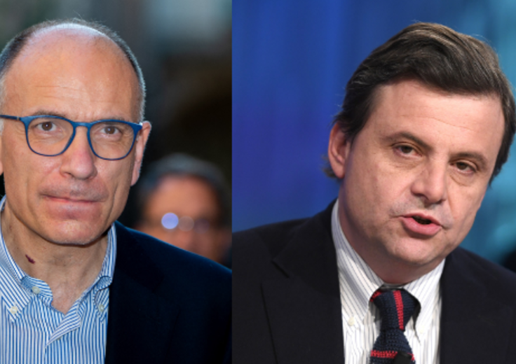 Enrico Letta e Carlo Calenda&nbsp;